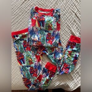 Colorful Disney Beauty and‎ the Beast Bamboo Pajama Set 14/16